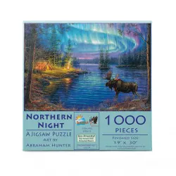 Northern Night Forest Animal