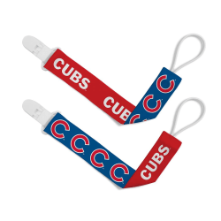 Chicago Cubs MLB Pacifier Clip 2-Pack