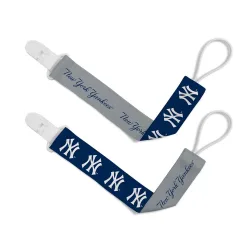 New York Yankees MLB Pacifier Clip 2-Pack