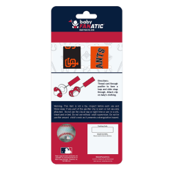 San Francisco Giants MLB Pacifier Clip 2-Pack