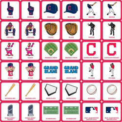 Cleveland Indians MLB Matching Game