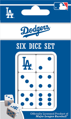 Los Angeles Dodgers MLB Dice Set