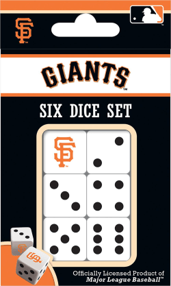 San Francisco Giants MLB Dice Set