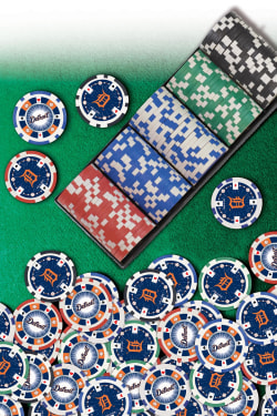 Detroit Tigers MLB Poker Chips 100pc