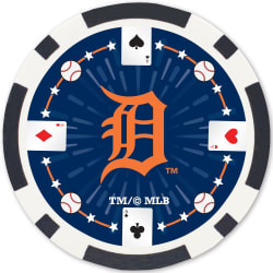 Detroit Tigers MLB Poker Chips 100pc