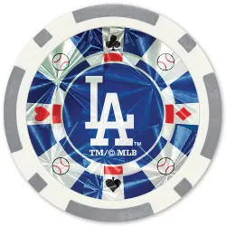 Los Angeles Dodgers MLB Poker Chips 20pc