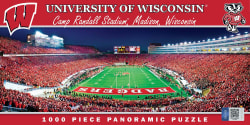Wisconsin 1000 pc Pano End Zone Sports
