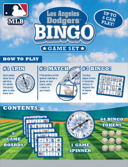 Los Angeles Dodgers MLB Bingo Game