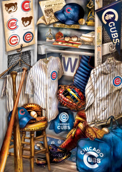 Chicago Cubs MLB Locker Room Sports