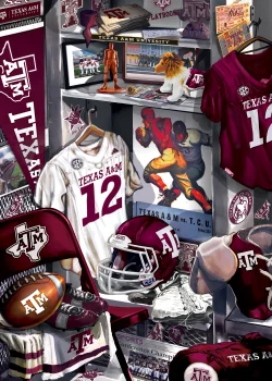 Texas A&M Aggies NCAA Locker Room Sports