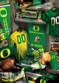 Oregon Ducks NCAA Locker Room Sports