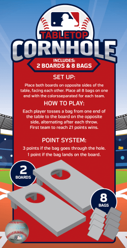 Boston Red Sox Tabletop Cornhole