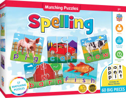 Spelling Matching Puzzle Educational
