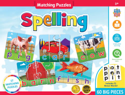 Spelling Matching Puzzle Educational