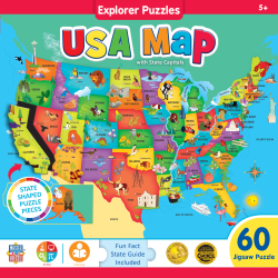 USA Map State Educational
