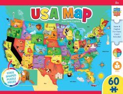 USA Map State Shaped - Scratch and Dent Educational