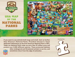 National Parks Map Forest Animal