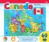 Canada Map Educational Jigsaw Puzzle