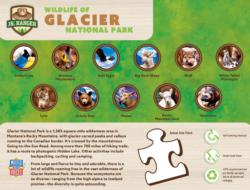 Wildlife of Glacier National Park Jr. Ranger Forest Animal Jigsaw Puzzle
