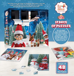 12 Days of Elf on the Shelf Puzzles - Advent Calendar Christmas