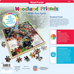 Wood Fun Facts - Woodland Friends Forest Animal