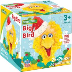 Sesame Street - Christmas - Big Bird 25 Piece Square Puzzle Movies & TV Jigsaw Puzzle