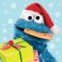 Sesame Street - Christmas - Cookie Monster  Movies & TV Jigsaw Puzzle