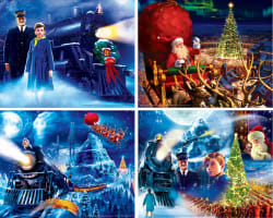 The Polar Express - 4 Pack 100 Piece Puzzles - Scratch and Dent Movies & TV