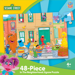 Sesame Street - In the Neighborhood 48 Piece Puzzle - Scratch and Dent Movies & TV