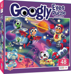 Googly Eyes - Astronauts in Outer Space 48 Piece Puzzle Space