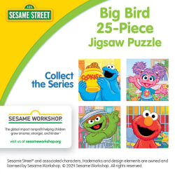 Sesame Street - Big Bird 25 Piece Square Puzzle Movies & TV