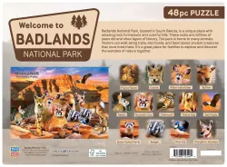Badlands National Park 48 Piece Tray Puzzle Animals