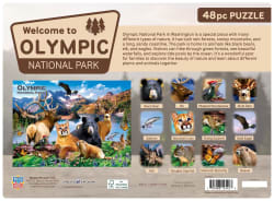 Olympic National Park 48 Piece Tray Puzzle Animals