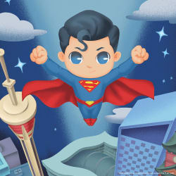 DC Comics - Superman 25 Piece Puzzle Superheroes