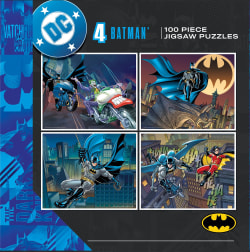 Batman - 4 Pack 100 Piece Puzzles Superheroes