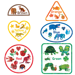 Eric Carle - Colors 6-Pack Mini Shaped Puzzles Animals