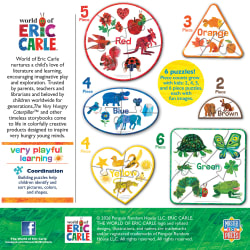 Eric Carle - Colors 6-Pack Mini Shaped Puzzles Animals