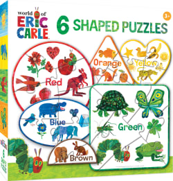 Eric Carle - Colors 6-Pack Mini Shaped Puzzles Animals