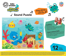 Baby Einstein - Ocean Explorers 12 Piece Sound Puzzle Sea Life