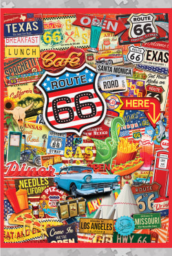 Route 66 Mini Puzzle Landmarks & Monuments