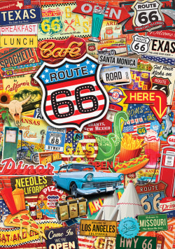 Route 66 Mini Puzzle Landmarks & Monuments