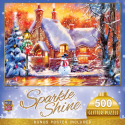 Snowman Cottage Winter