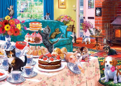 Tea Time Terrors Cats