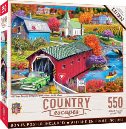 Hill Village Covered Bridge Landscape
