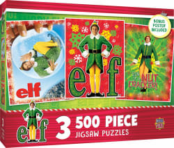 3 Pack - Elf 500 Piece Puzzles Movies & TV