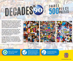 The 90's - Three Puzzle Pack! Movies & TV