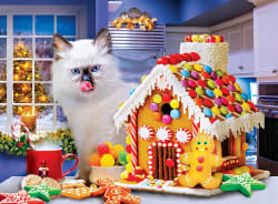 4 Pack - Season's Greetings 500 Piece Puzzles Christmas