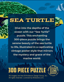 Puzzle Pod - Sea Turtle Reptile & Amphibian