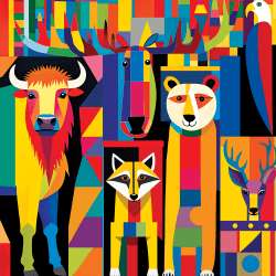 Color Me Wild - Guardians of the Rainbow Grove Animals