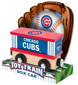 Chicago Cubs Wood Train Box Car